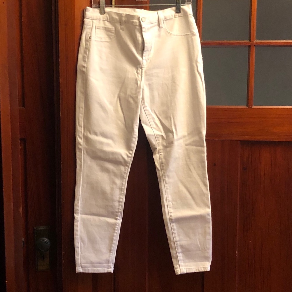 white jeans